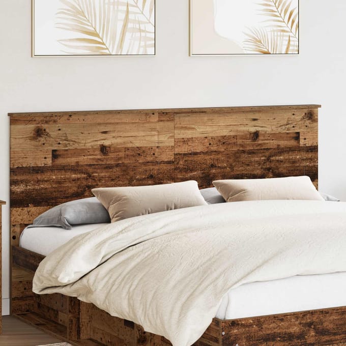 vidaXL - Hoofdbord - Oudhout - 100 - cm - Geconstrueerd - hout