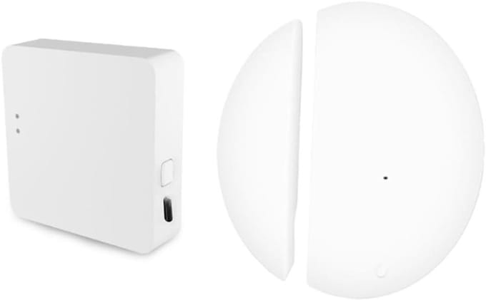 Deur Raam Sensor - Slim Alarm - Huis Beveiligen - Real-time Meldingen - 58x42x13mm - Wit