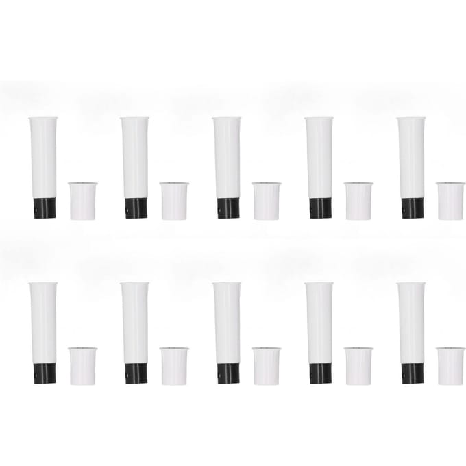 10 Sets Magnetische Reed Schakelaar DC100V NC Inbouw Bedraad Deur Raam Sensor Schakelaar voor Alarmsysteem white