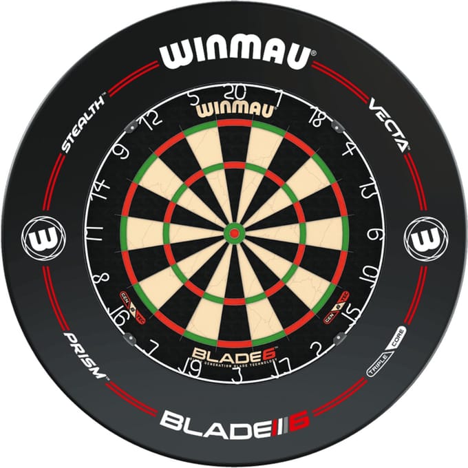 Winmau Blade 6 + Winmau Pro Line Surround - Dartset