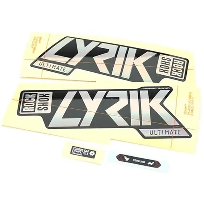Fietsvork sticker Rockshox Lyrik Ult 27/29 Gloss Rnbw Foil High Gloss