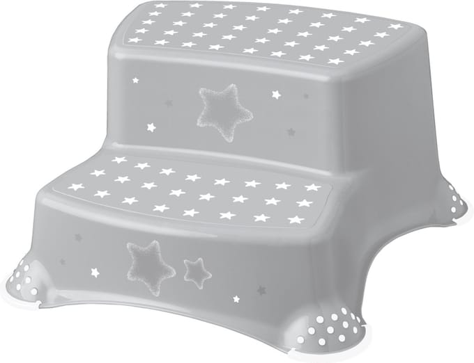 Keeeper Stars Grijs 2 Treden Opstapje