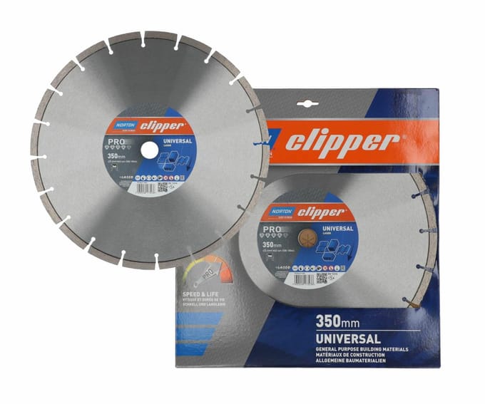 Norton Clipper Serie - Diamantschijf - Pro Universeel - Laser Gelast - 350mm