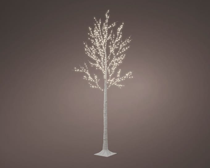 Lumineo - Micro LED boom h220cm-750l wit