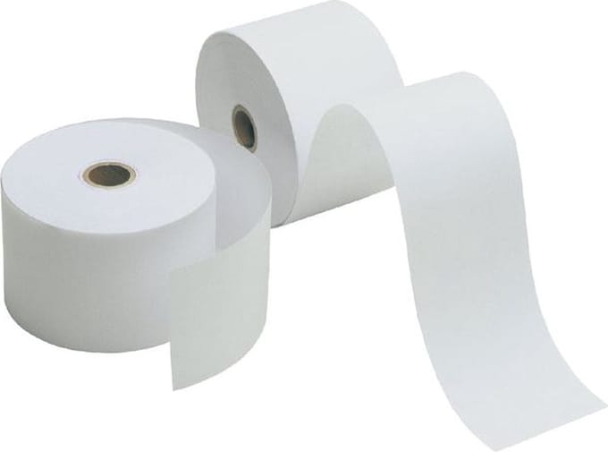 Telrol Qbasic 57mmx44m kern Ø12mm inkjet | 5 stuks