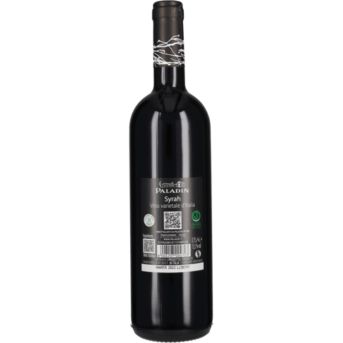 Paladin Tramarossa Syrah IGP 2022 13,5% Vol. 0,75l