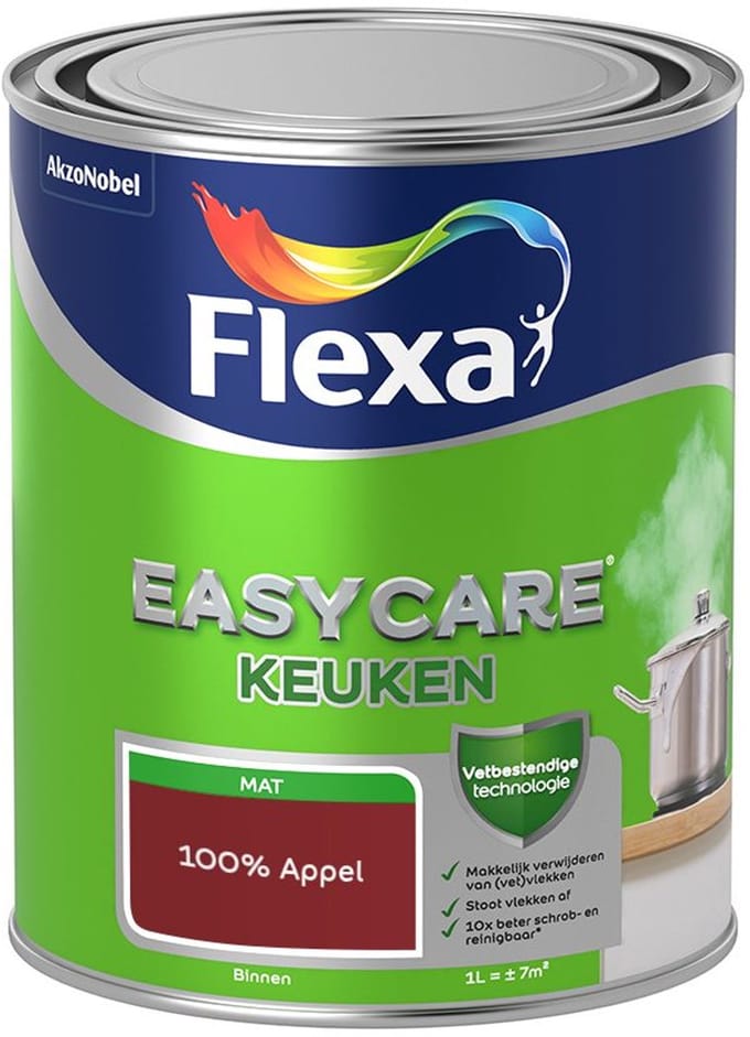 Flexa - Easycare Keuken - 100% Appel - Mengverf - 1 L