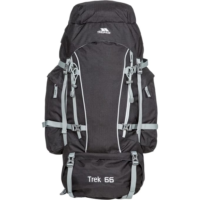 Trespass Trek 66l Rugzak Zwart Man,Vrouw