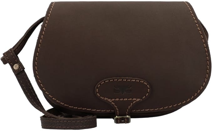 Mika Bonny schoudertas leer 23 cm - Dames - dunkelbraun