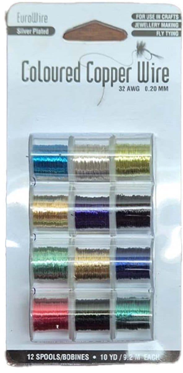 0.2 mm Gekleurd Koperdraad 12 Kleuren