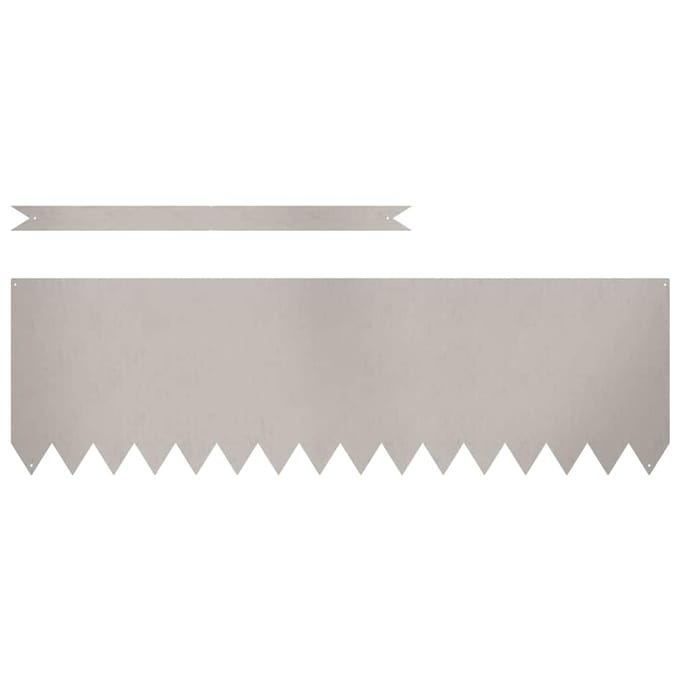 vidaXL - Grasafscherming - 20 - st - 100 - x - 0,05 - x - 30 - cm - Roestig