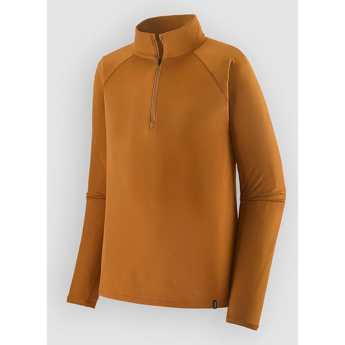 Patagonia Cap Mw Zip Neck Thermo Shirt bruin