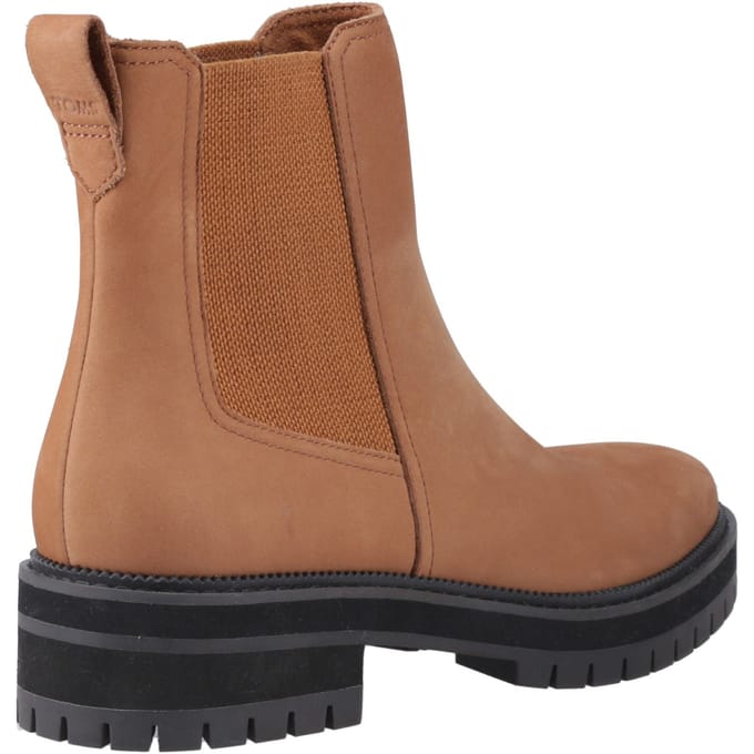 TOMS Bennet Laarzen Bruin Damesleer