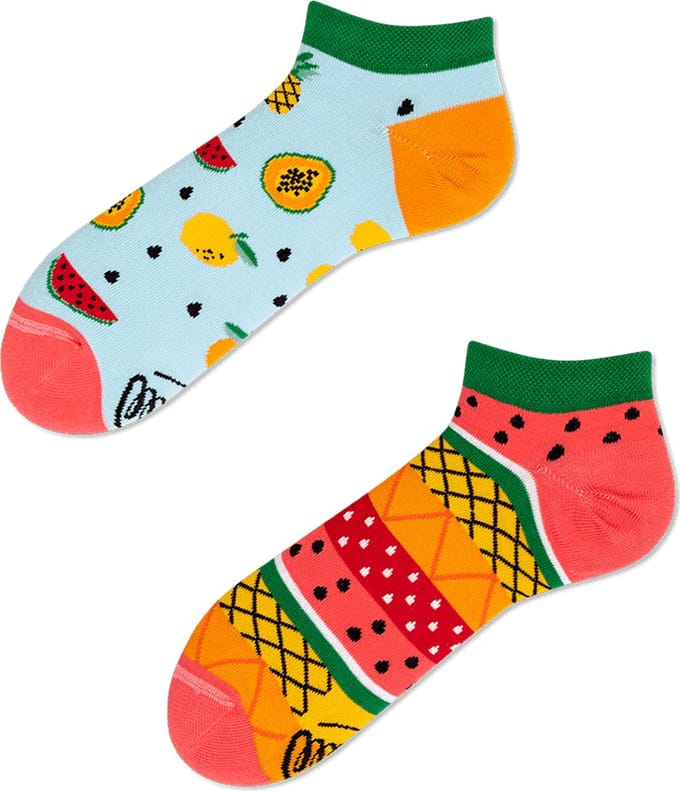 Many Mornings unisex enkelsokken - Tutti Frutti Low - Unisex - Maat: 39 - 42