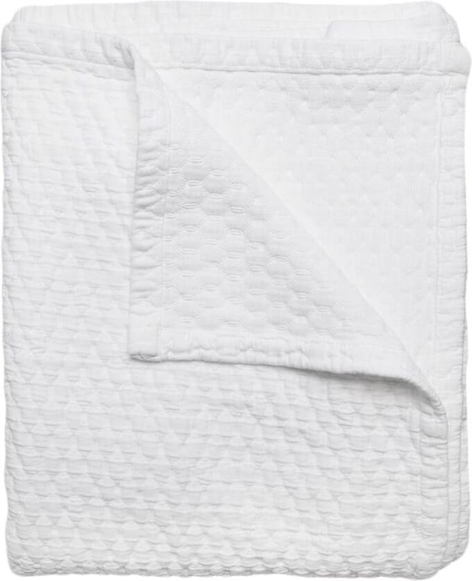 Shirley bedsprei white 160 x 260 cm
