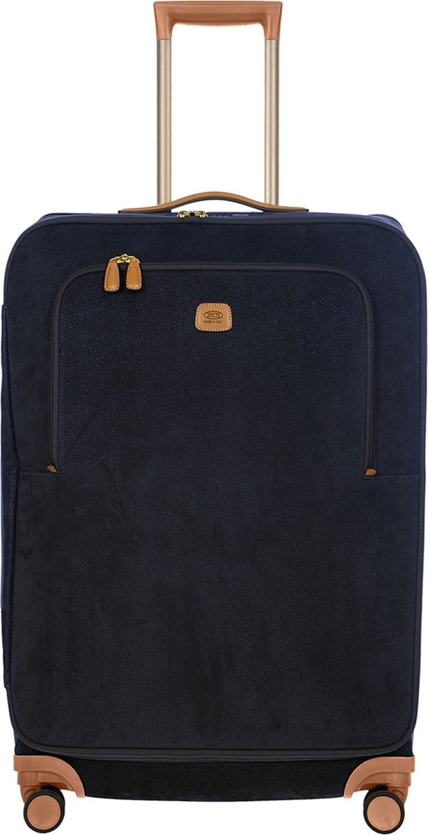 BRIC'S Life Trolley 4w Blue Donkerblauw 74cm