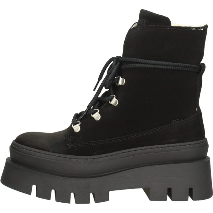 Bronx Evi-Ann Veterschoenen Hoog - zwart - Maat 38