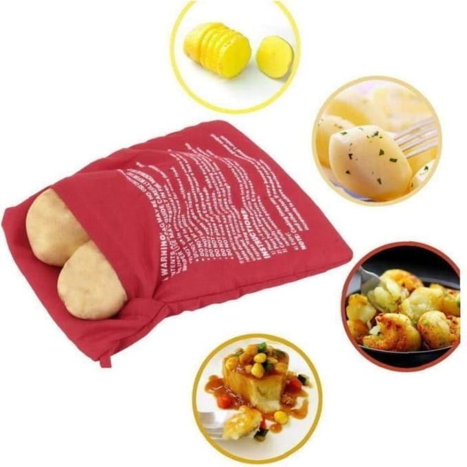 Aardappel kookzak - DIERCOSY - Herbruikbaar - Wasbaar - Magnetronbestendig groen