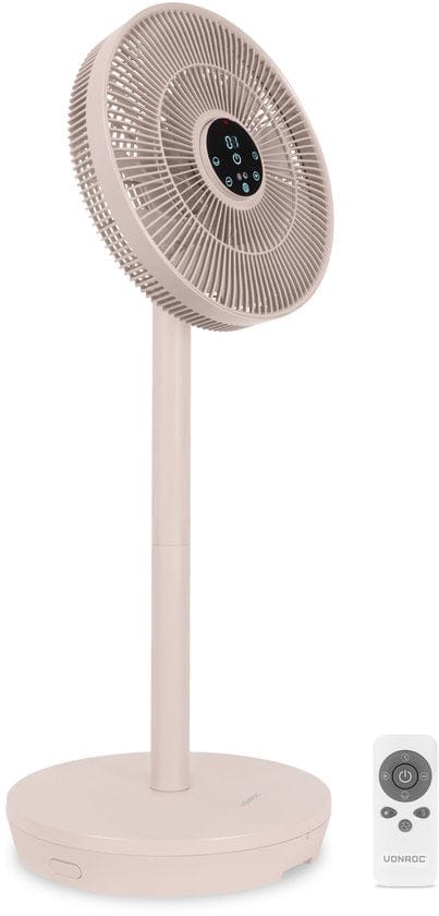 VONROC BREEZE Draadloze Ventilator – Fluisterstil (
