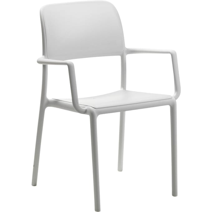 Nardi Riva Armleunstoel - bianco