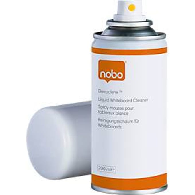 Nobo Deepclene Schuimende Whiteboard Reinigingsspray 200ml