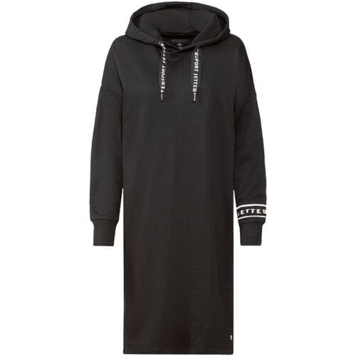 CRIVIT by Jette Sport dames sweaterjurk met katoen (zwart, S (36/38))