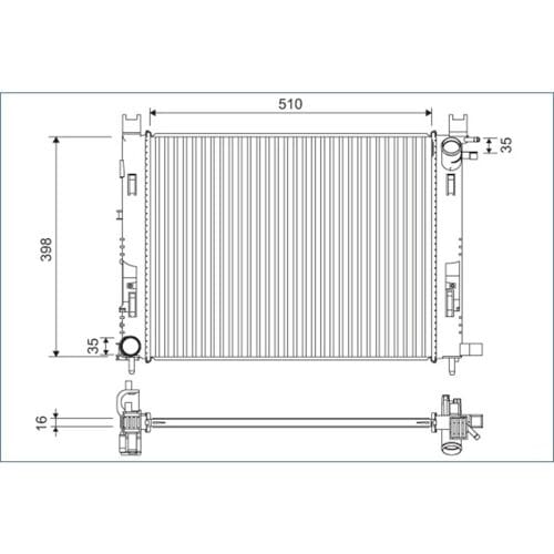 Radiateur VALEO 701120