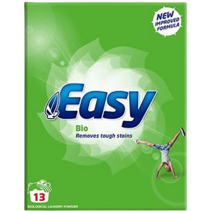 Easy Wash Bio Laundry Detergent Washing Powder - 884 g