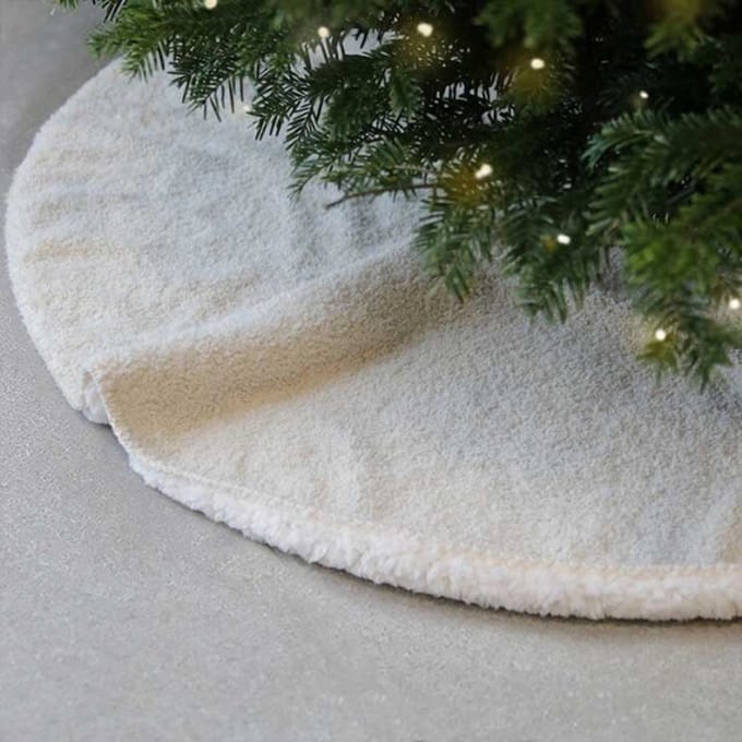 Unique Living - Kerstboomrok Hanna Dove White