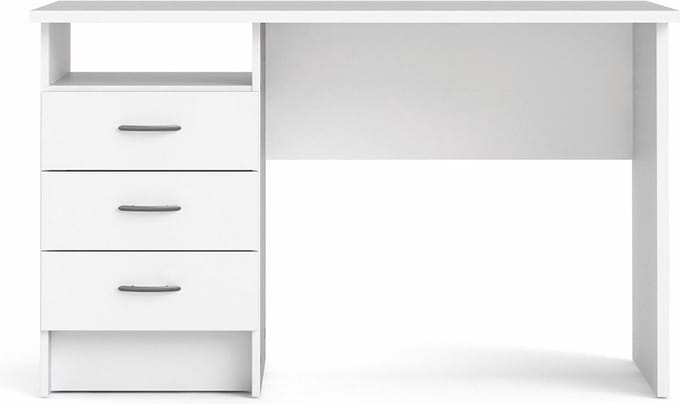 Fula bureau 3 lades wit.