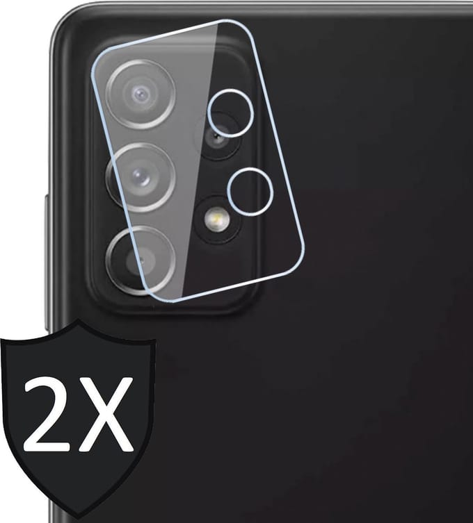 Camera Screenprotector geschikt voor Samsung A52s - 2x Glas Screen Protector