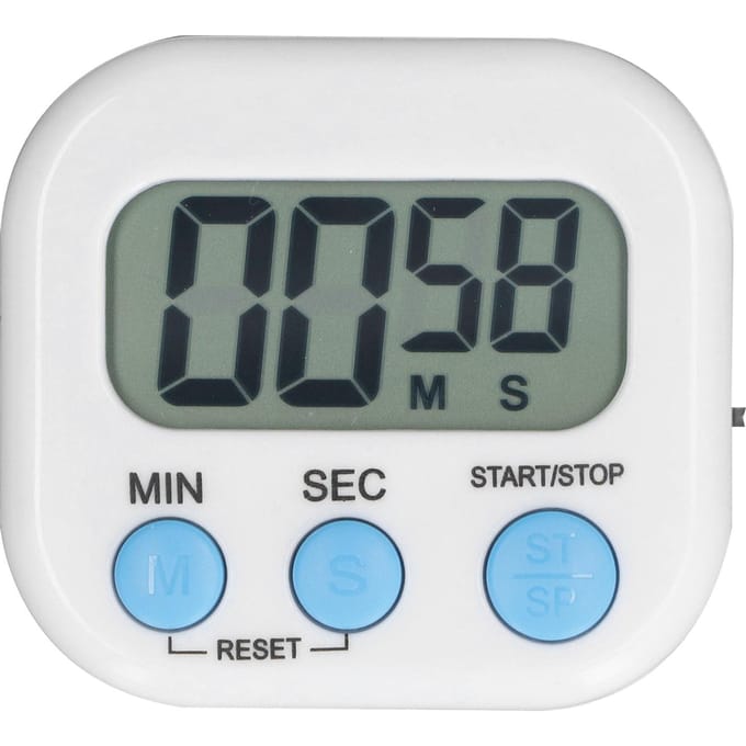 Elektronische Timer Groot Scherm Display Digitale Tijddetector met Timing- en Aftelfunctie gray