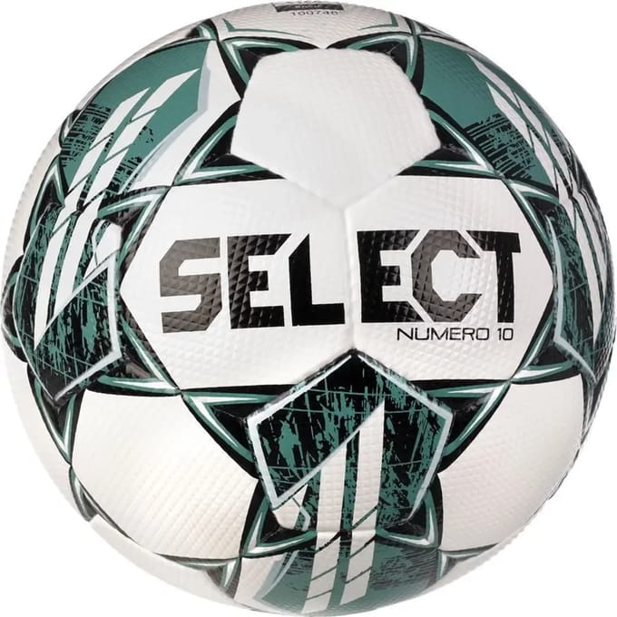 Select Numero 10 V23 (Size 5) Wedstrijdbal - Wit / Turkoois | Maat: 5