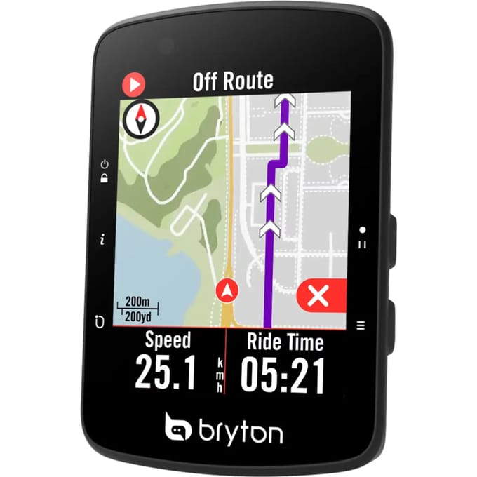 Bryton Rider 650 E Fietscomputer Transparant