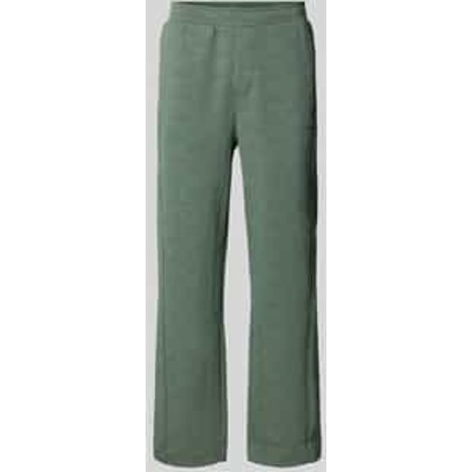 Regular fit sweatpants met jacquardlook, model 'MIRROR LONG'