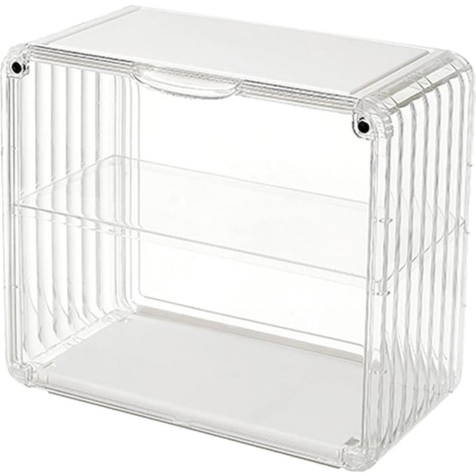 Figuren Displaydoos Acryl Blind Box Displaycase Monteren Verzamelobjecten Doos Stofdichte Bescherming wit