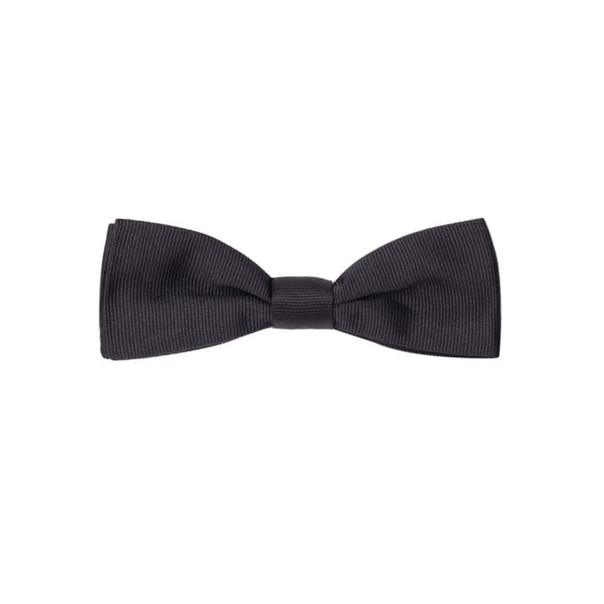 Dolce & Gabbana Zwarte Zijden Vlinderdas