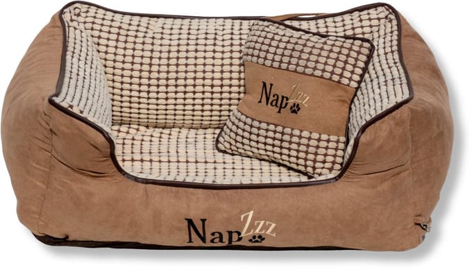 Napzzz Hondenmand met kussen Beige  Maat S: 80 x 60 cm