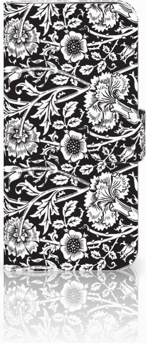 Samsung Galaxy J5 2017 Hoesje Black Flowers
