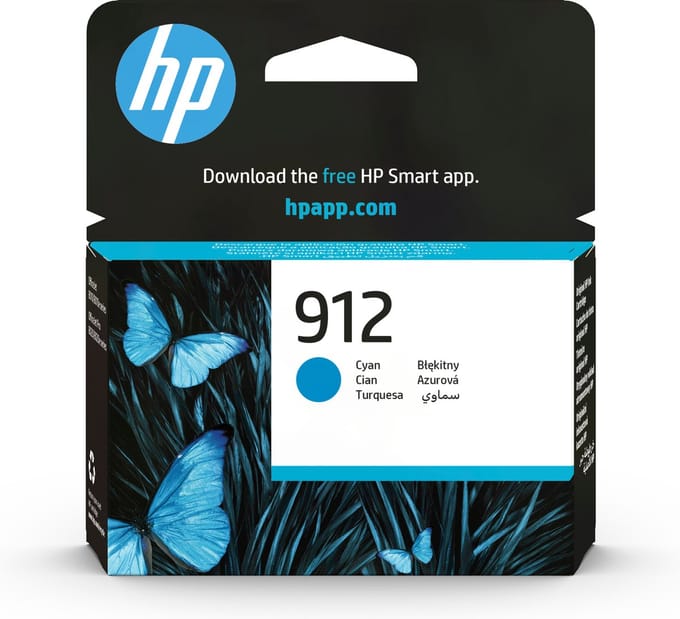 HP 912 - Inktcartridge - Origineel - Standaard capaciteit - Cyaan