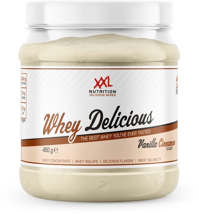 XXL Nutrition - Whey Delicious - Vanille Kaneel - Eiwitpoeder - 450 g