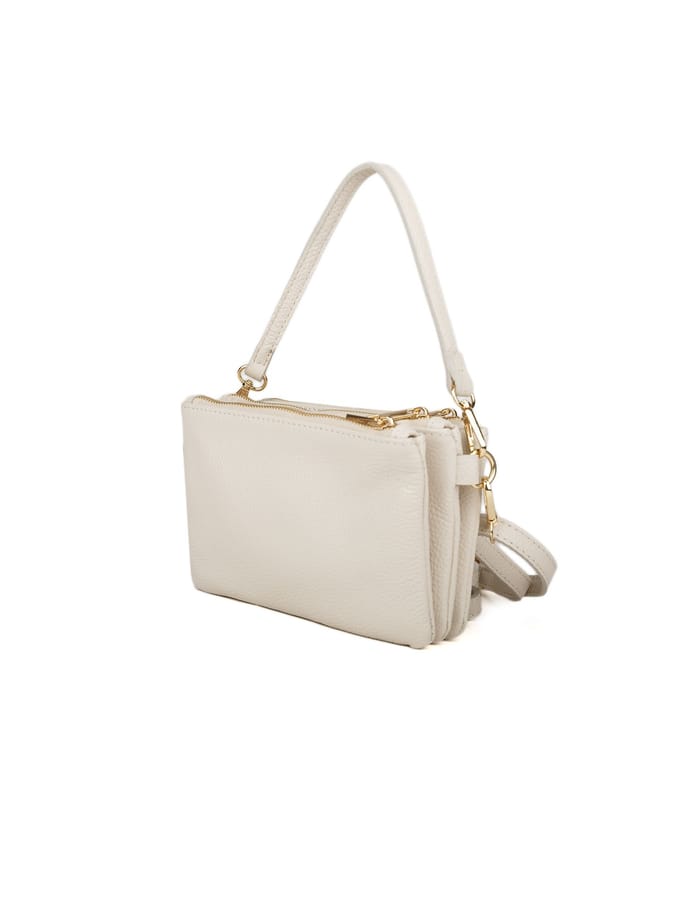 Giulia Monti Schoudertas Lichtbeige
