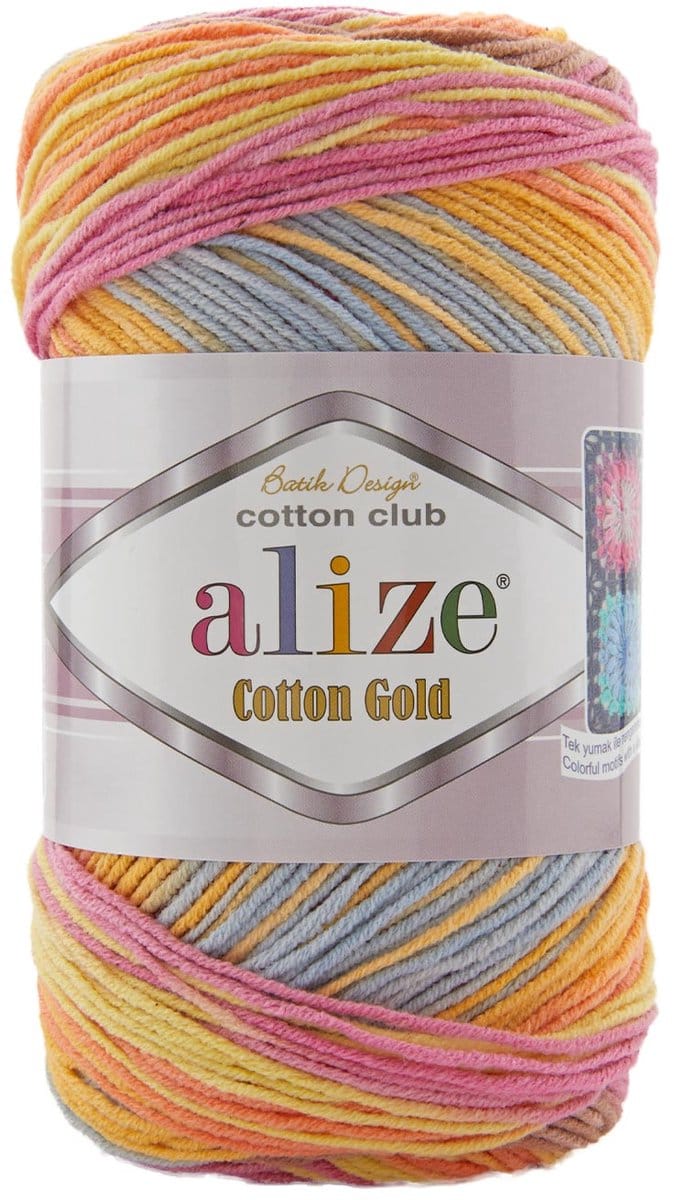 Alize Cotton Gold Batik 8096 Pakket 5 x 100 Gram