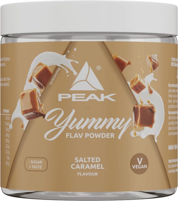 Peak Yummy Flav Powder (100g) Salted Caramel - Functionele voeding - Smaakstoffen/zoetstoffen