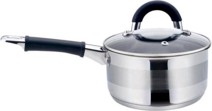 Kinghoff 1255 - steelpan met deksel - rvs - 1,5 liter