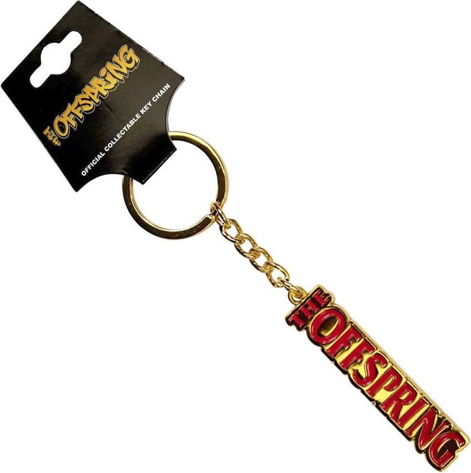 The Offspring - Logo Sleutelhanger - Rood/Goudkleurig