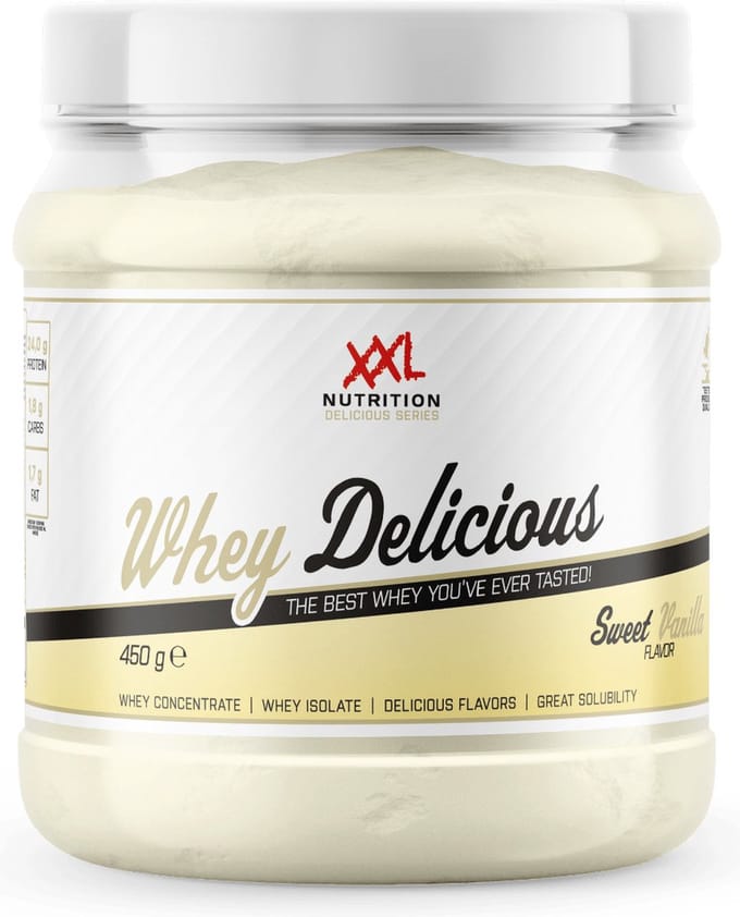 XXL Nutrition - Whey Delicious - Sweet Vanille - Eiwitpoeder - 450 g