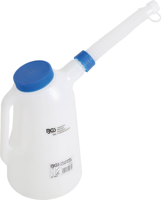 BGS Schenkkan met flexibele tuit en deksel | 2 liter