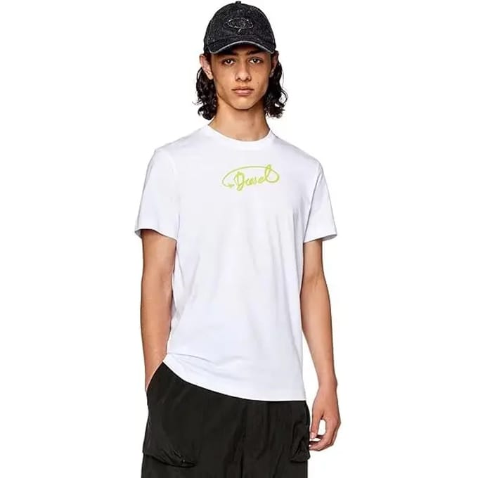 Diesel Diegor T-shirt Met Korte Mouwen Wit S Man