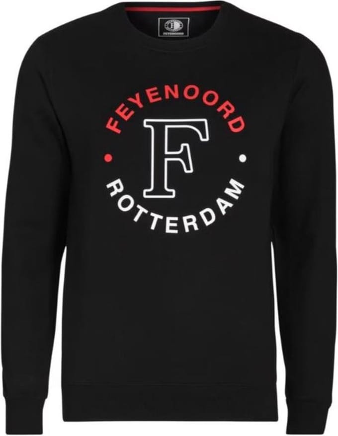 Feyenoord - Sweater - Maat 116-122 - Zwart - Kinderen